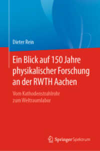 Ein Blick auf 150 Jahre physikalischer Forschung an der RWTH Aachen : Vom Kathodenstrahlrohr zum Weltraumlabor