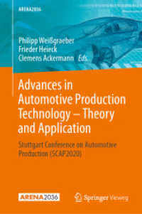 Advances in Automotive Production Technology - Theory and Application : Stuttgart Conference on Automotive Production (SCAP2020) (Arena2036)