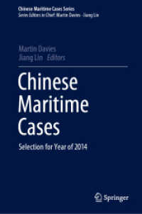 Chinese Maritime Cases, 2 Teile : Selection for Year of 2014 (Chinese Maritime Cases Series) （2021. lx, 1153 S. LX, 1153 p. 1 illus. In 2 volumes, not available sep）