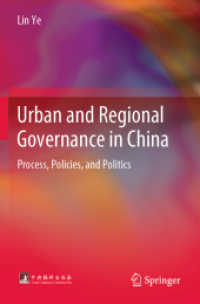 Urban and Regional Governance in China : Process, Policies, and Politics