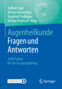 Augenheilkunde Fragen und Antworten, m. 1 Buch, m. 1 E-Book : 1000 Fakten für die Facharztprüfung （1. Aufl. 2023. 2023. ix, 216 S. IX, 216 S. 210 mm）