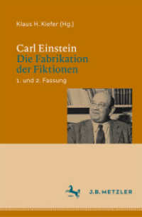 Carl Einstein: Die Fabrikation der Fiktionen : 1. und 2. Fassung （1. Aufl. 2022. 2022. vi, 510 S. VI, 510 S. 9 Abb. in Farbe. 235 mm）