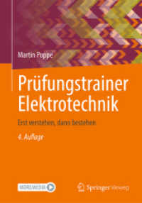 Prüfungstrainer Elektrotechnik, m. 1 Buch, m. 1 E-Book : Erst verstehen, dann bestehen （4. Aufl. 2022. xiv, 360 S. XIV, 360 S. 306 Abb., 250 Abb. in Farbe. 24）