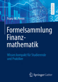 Formelsammlung Finanzmathematik : Wissen kompakt für Studierende und Praktiker