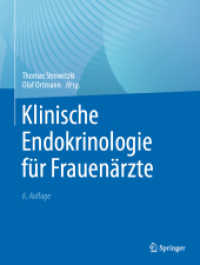 Klinische Endokrinologie für Frauenärzte （6. Aufl. 2024. xxiv, 680 S. XXIV, 680 S. 150 Abb., 142 Abb. in Farbe.）