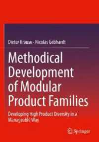 Methodical Development of Modular Product Families : Developing High Product Diversity in a Manageable Way