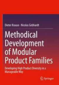 Methodical Development of Modular Product Families : Developing High Product Diversity in a Manageable Way