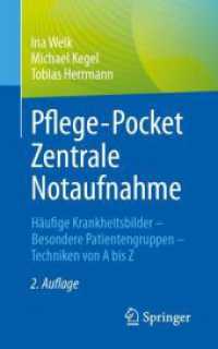 Pflege-Pocket Zentrale Notaufnahme : Häufige Krankheitsbilder - Besondere Patientengruppen - Techniken von A bis Z （2. Aufl. 2023. xvi, 304 S. XVI, 304 S. 29 Abb., 23 Abb. in Farbe. 203）