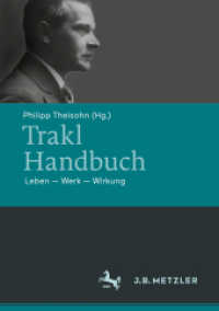 Trakl-Handbuch : Leben - Werk - Wirkung