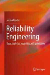 信頼性工学：データ分析、モデリング、リスク予測<br>Reliability Engineering : Data analytics, modeling, risk prediction