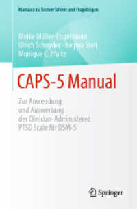 CAPS-5 Manual : Zur Anwendung und Auswertung der Clinician-Administered PTSD Scale für DSM-5 (Manuale zu Testverfahren und Fragebögen)