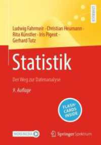 Statistik, m. 1 Buch, m. 1 E-Book : Der Weg zur Datenanalyse （9. Aufl. 2024. xiv, 656 S. XIV, 656 S. 239 Abb., 8 Abb. in Farbe. 240）
