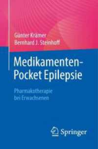 Medikamenten-Pocket Epilepsie : Pharmakotherapie bei Erwachsenen （1. Aufl. 2024. 2024. 120 S. Etwa 120 S. 160 mm）