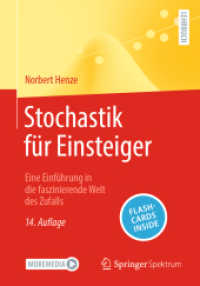 Stochastik für Einsteiger, m. 1 Buch, m. 1 E-Book : Eine Einführung in die faszinierende Welt des Zufalls （14. Aufl. 2024. xviii, 530 S. XVIII, 530 S. 285 Abb., 46 Abb. in Farbe）