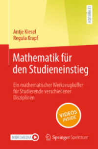 Mathematik für den Studieneinstieg : Ein mathematischer Werkzeugkoffer für Studierende verschiedener Disziplinen