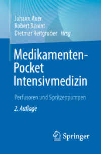 Medikamenten-Pocket Intensivmedizin : Perfusoren und Spritzenpumpen （2ND）