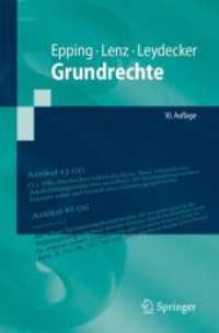 Grundrechte (Springer-Lehrbuch) （10. Aufl. 2024. xxi, 603 S. XXI, 603 S. 49 Abb. 235 mm）