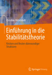 Einführung in die Stabilitätstheorie : Knicken und Beulen dünnwandiger Strukturen