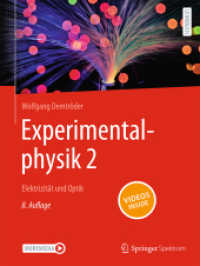 Experimentalphysik 2 : Elektrizität und Optik （8. Aufl. 2024. 500 S. Etwa 500 S. 750 Abb., 450 Abb. in Farbe. Mit Onl）