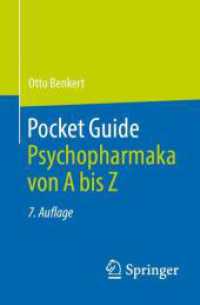 Pocket Guide Psychopharmaka von A bis Z （7. Aufl. 2024. xxi, 478 S. XXI, 478 S. 1 Abb. 160 mm）