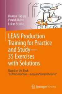 LEAN Production Training for Practice and Study - 35 Exercises with Solutions : Based on the Book 'LEAN Production - Easy and Comprehensive'