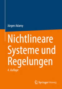 Nichtlineare Systeme und Regelungen （4. Aufl. 2025. xvii, 773 S. XVII, 773 S. 361 Abb. 240 mm）