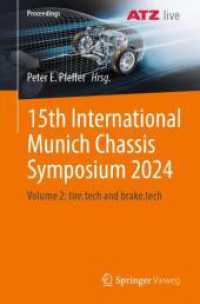 15th International Munich Chassis Symposium 2024 : Volume 2: tire.tech and brake.tech (Proceedings)