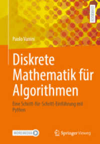 Diskrete Mathematik für Algorithmen : Eine Schritt-für-Schritt-Einführung mit Python （2025. xviii, 549 S. XVIII, 549 S. 109 Abb. Mit Online-Extras. 240 mm）