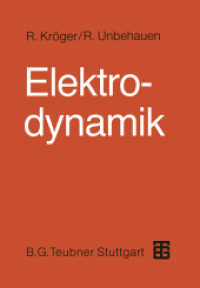 Elektrodynamik : Einführung für Physiker und Ingenieure （3RD）