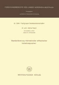Standardisierung Internationaler Afrikanischer Verkehrssprachen (Forschungsberichte des Landes Nordrhein-westfalen)