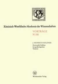 Hormonelle Einflsse Bei Gynkologischen Tumoren : 327 Sitzung Am 4 Dezember 1985 in Dsseldorf (Rheinisch-westflische Akademie Der Wissenschaften) （Reprint）