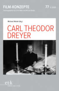 Carl Theodor Dreyer (Film-Konzepte 77) （2025. 100 S. 230 mm）