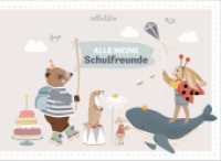 Alle meine Schulfreunde : Freundebuch Schule, für Mädchen und Jungen, Themen: Pferd, Weltall, Meer, Detektiv, Geburtstag, Fußball. Freundschaftsbuch zum Ausfüllen （Erstauflage. 2025. 76 S. 15.3 x 21.5 cm）