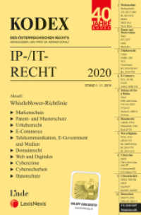 KODEX IP-/IT-Recht (f. Österreich) (Kodex) （2019. 1184 S. 228 mm）