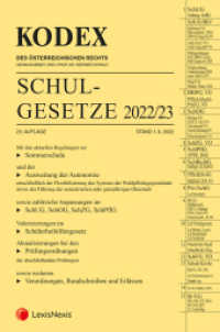 KODEX Schulgesetze 2022/23 (Kodex) （23., NED. 2022. 1264 S. 228 mm）