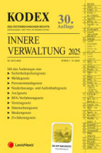 KODEX Innere Verwaltung 2025 - inkl. App (Kodex) （30., NED. 2024. 1608 S. 228 mm）