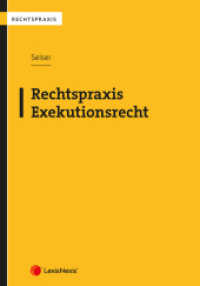 Rechtspraxis Exekutionsrecht (Rechtspraxis) （2024. 134 S. 240 mm）