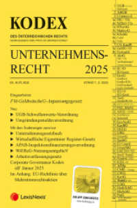KODEX Unternehmensrecht 2025 - inkl. App (Kodex) （69., NED. 2025. 1600 S. 228 mm）
