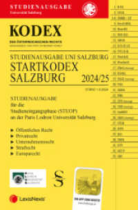 KODEX Startkodex Salzburg 2024/25 - inkl. App : Studienausgabe für die Universität Salzburg (Kodex) （2024. 786 S. 228 mm）