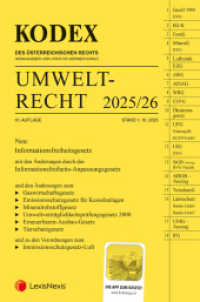 KODEX Umweltrecht 2025/26 - inkl. App (Kodex) （61., NED）