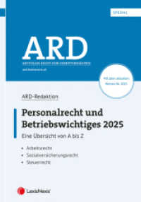 Personalrecht und Betriebswichtiges 2025 (Monographie) （27., NED. 2025. 750 S. 240 mm）