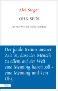 Ohr sein : F&uuml;r eine Welt der Aufmerksamkeit