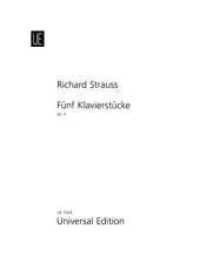 5 Klavierstücke : op. 3. Klavier. Partitur. (Salonmusik für Gitarre allein) （2000. 306 x 235 mm）