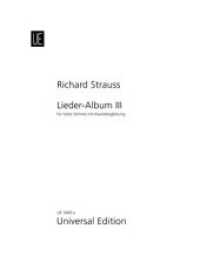 Lieder-Album : Band 3. für hohe Stimme und Klavier. hoch. （2000）