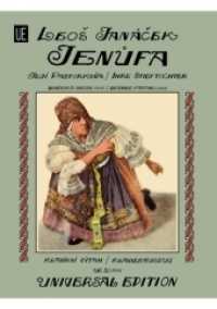 Jenufa, Klavierauszug. : Oper. Klavierauszug. (Salonmusik für Gitarre allein) （Neuausg. 2000. 304 x 232 mm）