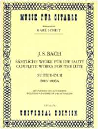 Suite : BWV 1006a. Partitur. (Musik f&uuml;r Gitarre (Scheit))