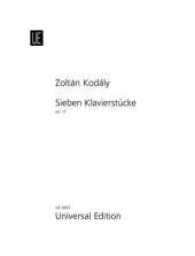 7 Klavierstücke : op. 11. Klavier. Partitur. (Salonmusik für Gitarre allein) （2000）