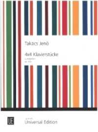 4x4 Klavierstücke : Stücke im leichten bis mittleren Schwierigkeitsgrad. op. 106. Klavier zu 4 Händen. Partitur. (Salonmusik für Gitarre allein) （2000）