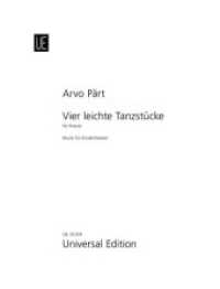 4 leichte Tanzstücke : Musik für Kindertheater. Klavier. Partitur. (Salonmusik für Gitarre allein) （3. Aufl. 2006. 16 S. Noten. 305 mm）