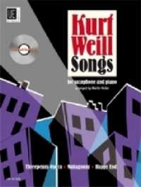 Songs : aus Dreigroschenoper, Mahagonny und Happy End. Alt- oder Tenorsaxophon mit CD oder Klavierbegleitung. Ausgabe inkl. Play-Along. (Salonmusik für Gitarre allein) （1. Aufl. 2009. Noten. 305 mm）